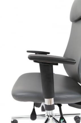 Офисное кресло CHAIRMAN 500 LUX экокожа Серый_4