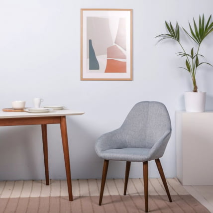 Стул Kent Сер/Натуральный Дуб_4