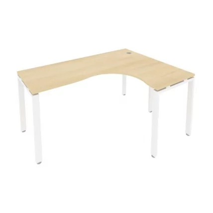 Стол письменный METAL SYSTEM Б.СА-4 Пр Акация/Белый_0