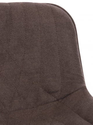 Барный стул Everprof Grace Black Ткань Темно-коричневый_4