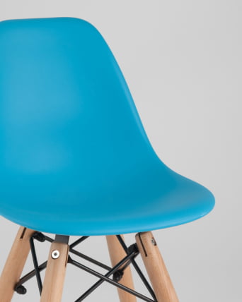 Стул ЕАМЕС ДСВ детский Голубой / EAMES DSW_8