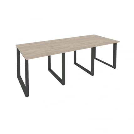 Стол переговорный (3 столешницы) ONIX O.MO-PRG-3.0 Дуб Аттик/Антрацит_0