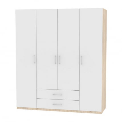 Шкаф распашный Р-198х180х45-2(ДСС-Белый) / R-198х180х45-2(ДСС-Белый)_0