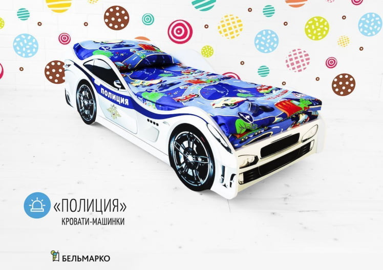 Кровать-машинка Полиция_0