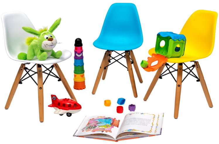 Стул ЕАМЕС ДСВ детский Голубой / EAMES DSW_9