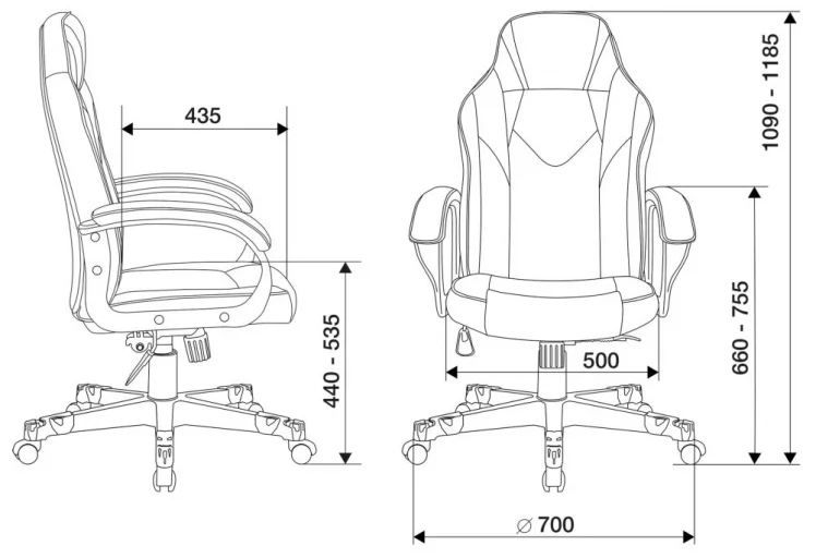 Геймерское кресло Zombie GAME 17 Черный-желтый_13