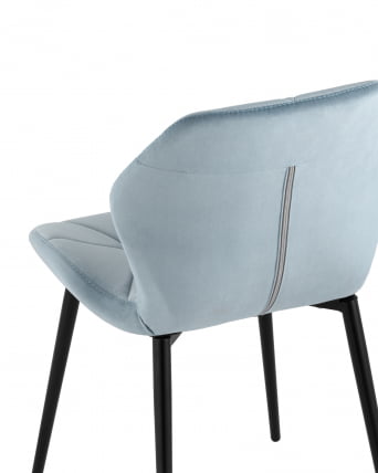 Стул обеденный Эдвин велюр Пыльно-голубой_6