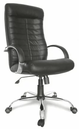 Кресло Консул Хром кожа Зеленый_0