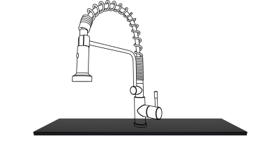 Подставка под кран Kit Kraken WING-GREEK ПодставкаПодКранWING-CREEKBL_0