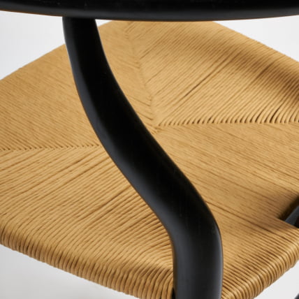 Стул ВИСХБОНЕ (мод.CБ2212) дерево вяз, 57*50.5*79.5, черный / WISHBONE (mod.CB2212)_4