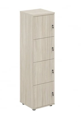 Локер 4 ячейки Сигма СГ.817.ОЛ.ОЛ Дуб светлый / Sigma SG.817.OL.OL_0