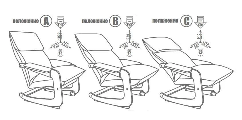 Кресло-трансформер Модель 81 Венге/Верона Венге_1