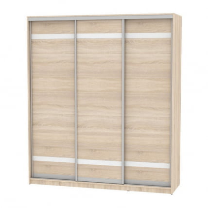 Шкаф-купе B-220х200х60-1(ДСС-D9D9D9)_0