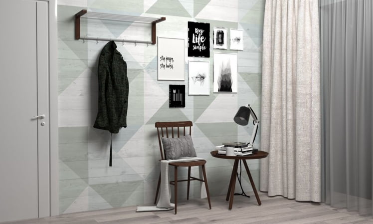 Вешалка настенная Вестон Металлик / Венге_2