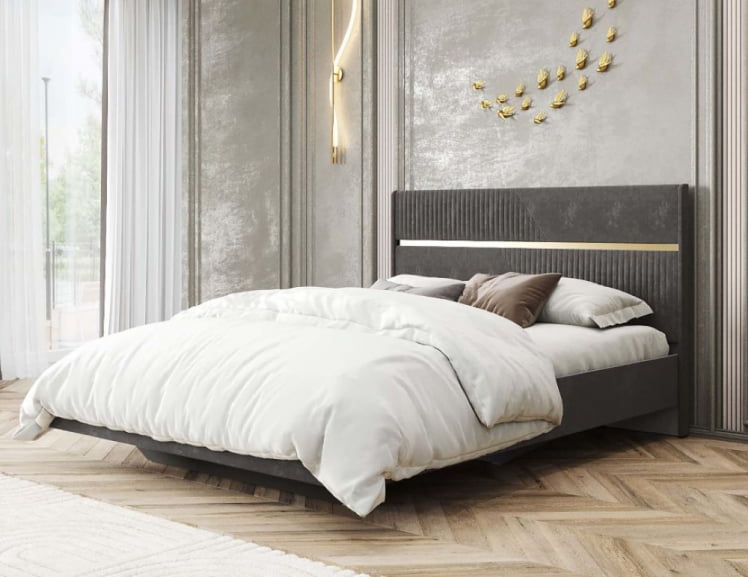 Кровать Монако 902.01 Оникс Десерт серый_0