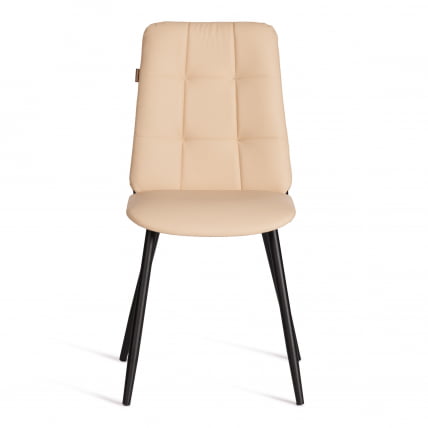 Стул обеденный Asti TREND, экокожа, бежевая, 47х54х86 см_4