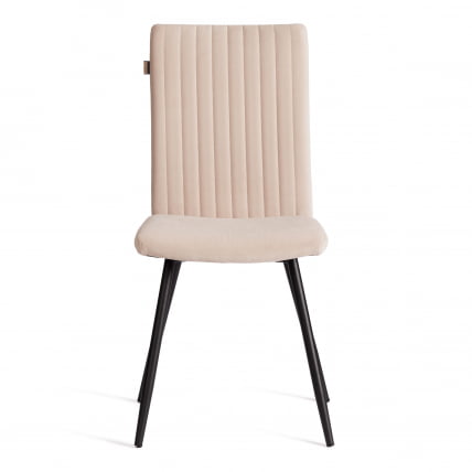 Стул обеденный Monte Carlo TREND, велюр, бежевый/черный, 7, 49х51х93 см_4