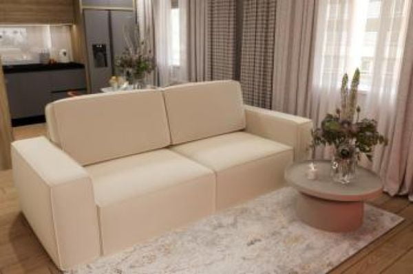 Диван прямой Сунндал (Berhouse) Цвет фасада: Левис 08 велюр; Тип: Прямой; Материал фасада: Металл/Велюр_3