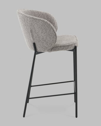 Стул полубарный Тисдейл букле серый_3
