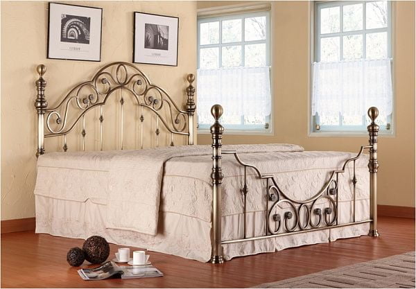 Кровать Виcториа + основание без матраса 160кс200 Античная медь / Victoria 160x200_1