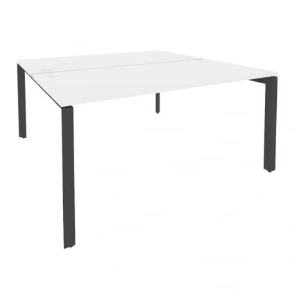 Рабочая станция на П-образном м/к ONIX O.MP-D.RS-2.4.8 Белый Бриллиант/Антрацит_0