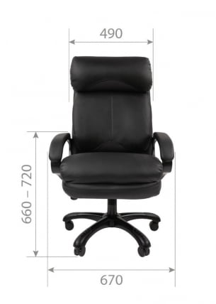 Кресло руководителя CHAIRMAN 505 NEW экокожа Черный_4