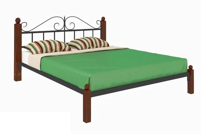 Кровать Диана Lux 1200х2000 Синяя_0