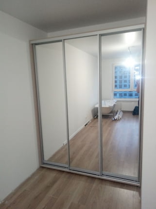 Шкаф-купе 3-х дверный Акцент-Сим З 1800х600 Ясень шимо светлый_1