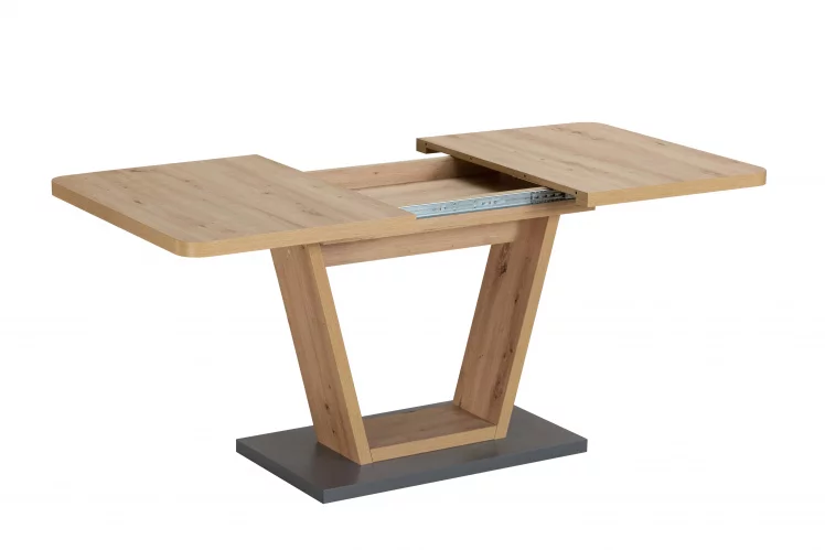 Стол раскладной Веcтор 120-160 Дуб-графит / Vector_4