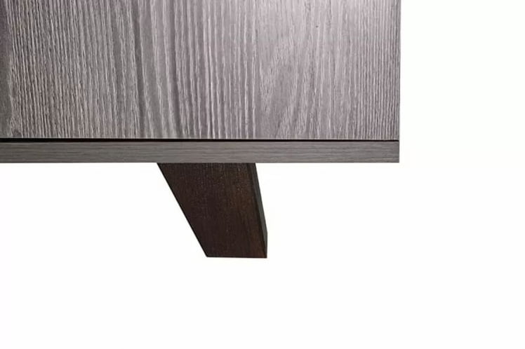 Комод Элена Лайт 7 Ясень Черный Бодега Белый_4