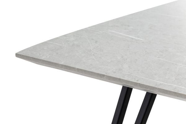 Стол Диего 960*960 мрамор Бианко со скосом_2