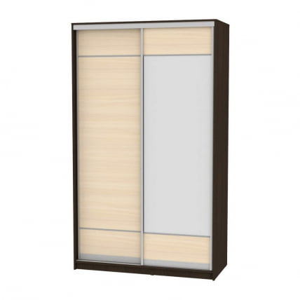 Шкаф-купе B-230х135х60-3(Венге-ДМ-D7D8)_0