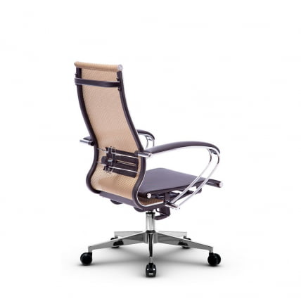 Кресло офисное МЕТТА B 2m 9/K131, Основание 17834 Комплект 3 Золотой ротанг Черное_2