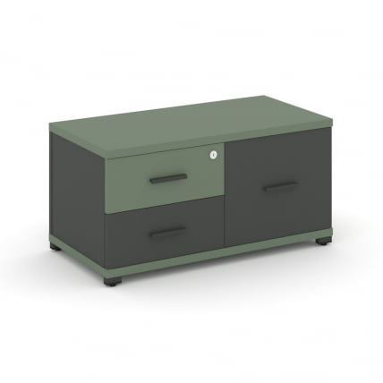 Тумба приставная сервисная CONCEPT CN.TSR-001 B/W Кобо Антрацит_0