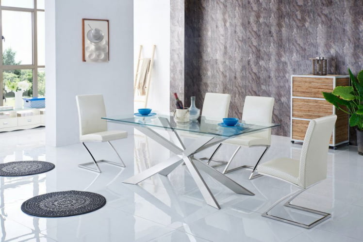 Стол T088 (180) Серебро_0