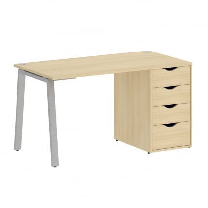 Стол письменный HOME OFFICE VR.SP-3-138.4.A Акация Лорка/Серый металл_0