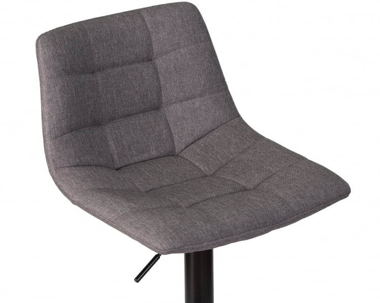 Стул барный DOBRIN TAILOR BLACK Серая ткань 188-55_6