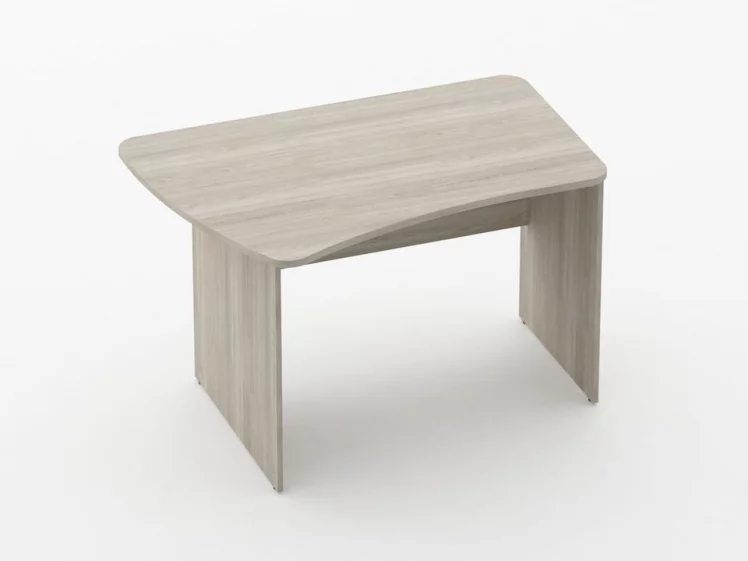 Стол эргономичный Glassy 1.12.12Л Дуб сантана светлый_0