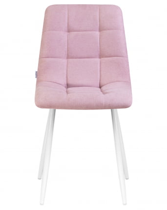 Стул обеденный DOBRIN ALEX белые ножки Сиреневая ткань UF860-04B_5