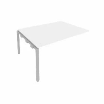 Проходной наборный элемент переговорного стола Metal System Б.ППРГ-4 Белый/Серый_0