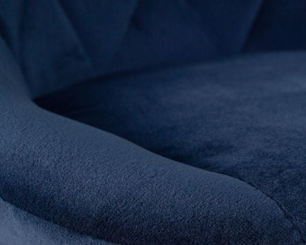 Стул барный ДОБРИН ЛОГАН БЛАCК (синий велюр (МДЖ9-117)) 2 шт / DOBRIN LOGAN BLACK (MJ9-117))_7