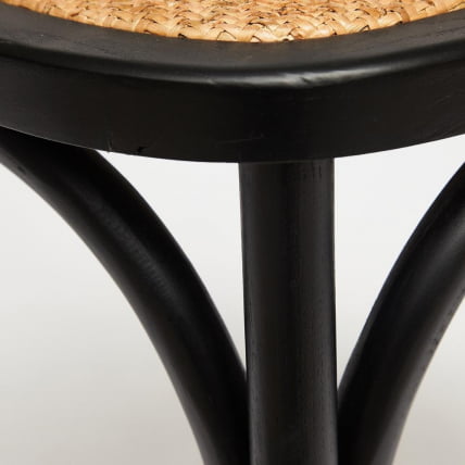 Стул CROSS (mod.CB2001) дерево береза, 49.5*53.5*87, черный_3