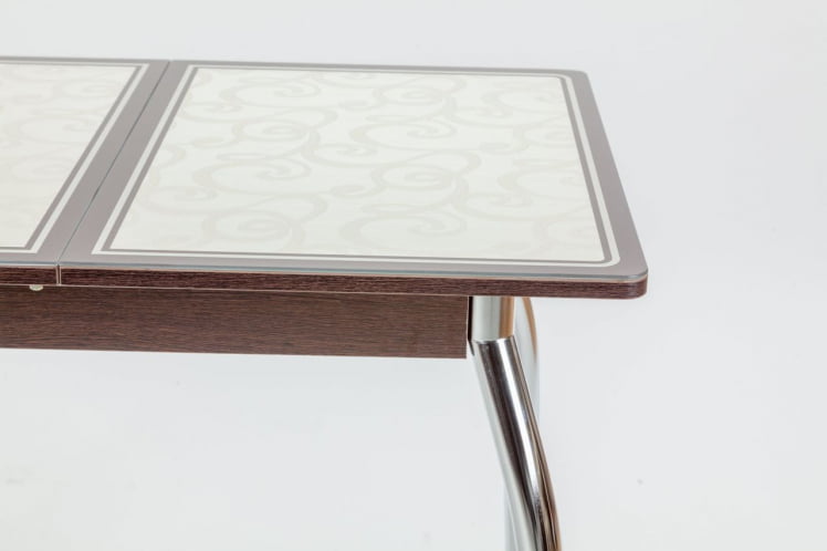 Стол обеденный Аспен КЗ(6195) венге,завитки крем_6