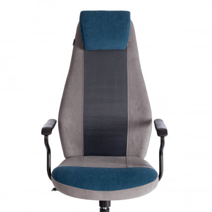 Кресло AVIATOR флок, ткань , синий/серый/серый, 32/29/W2-1_5
