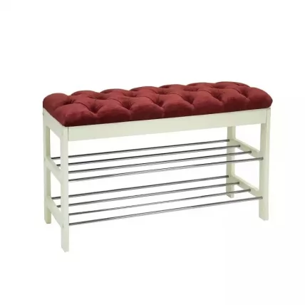 Банкетка Грейс Молочный дуб Бордо_1