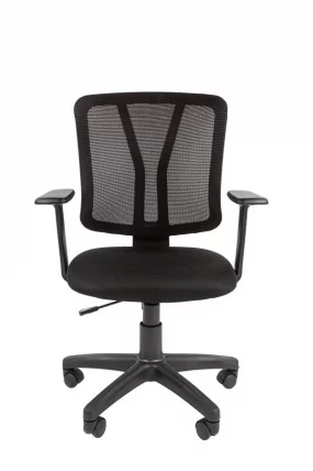 Кресло офисное CHAIRMAN 626 Черный Черная сетка_1