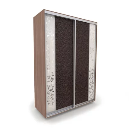 Шкаф-купе 2-х дверный Акцент-Вера КС 1200х600 Ясень шимо тёмный_0