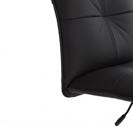 Кресло Azura кож/зам, черный, 36-6_6