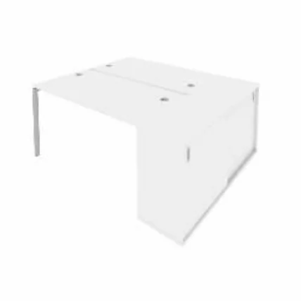 Рабочая станция с опорным шкафом-купе Metal System Б.РС-СШК-1.3 Белый/Серый_0