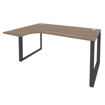 Стол эргономичный левый на О-образном м/к ONIX O.MO-SA-4L Дуб Аризона/Антрацит_0